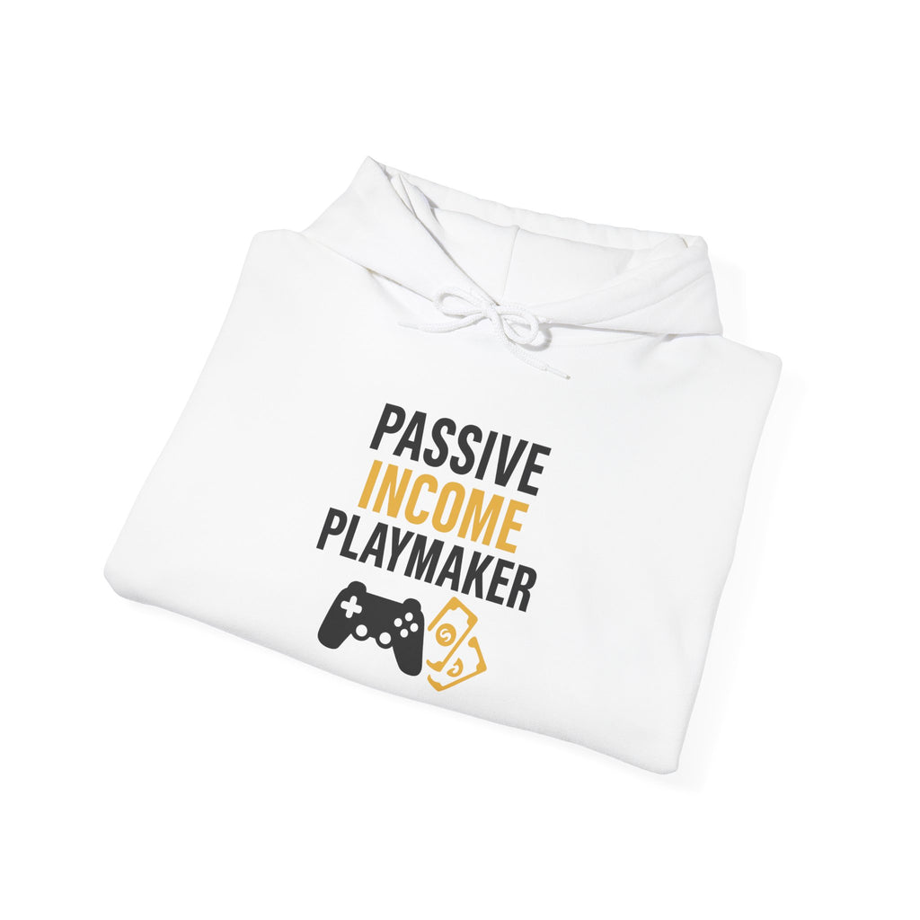 Passive Income Playmaker Hoodie, Ideal for Gamers, Entrepreneur Gift, Cozy Sweatshirt, Casual Wear, Birthday Present