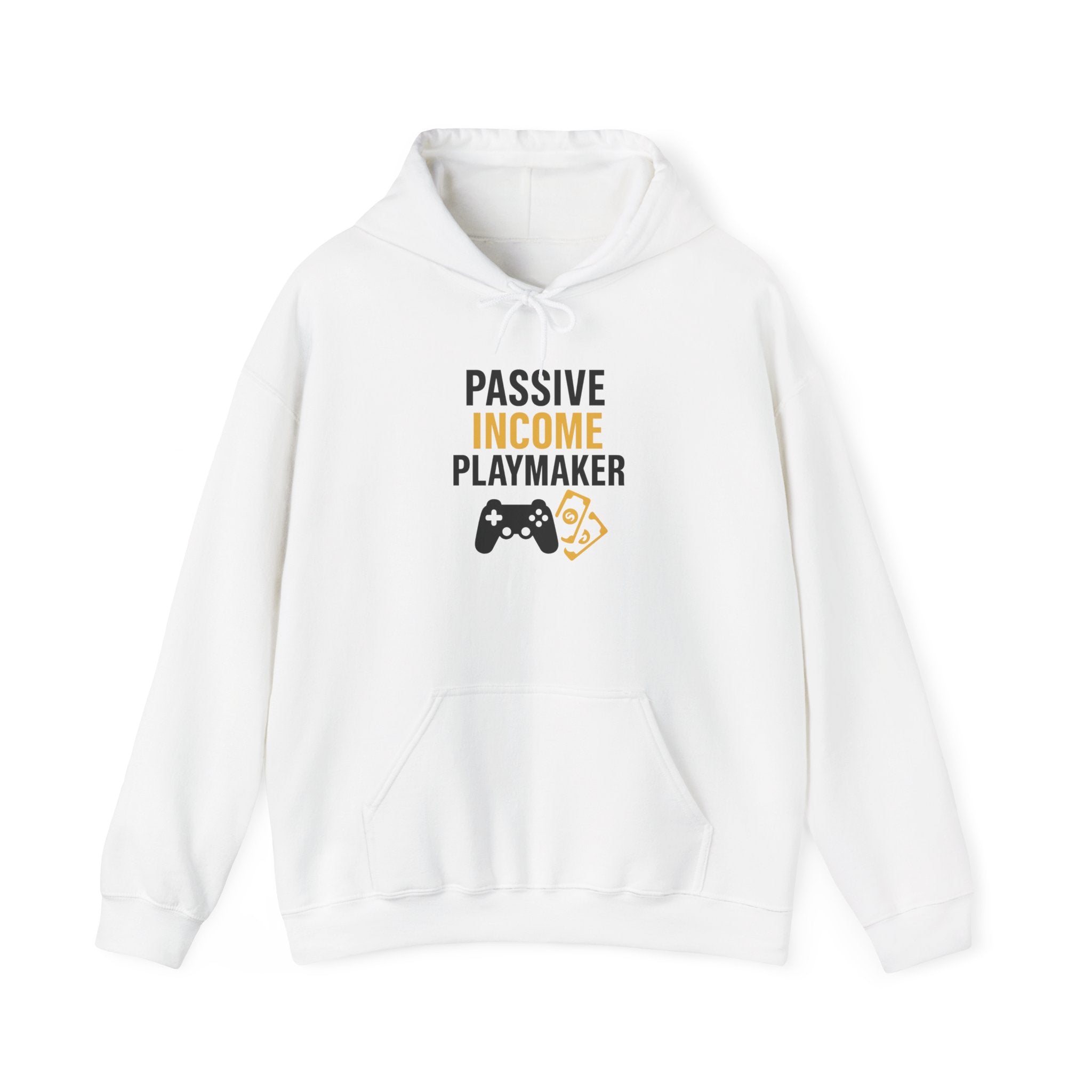 Passive Income Playmaker Hoodie, Ideal for Gamers, Entrepreneur Gift, Cozy Sweatshirt, Casual Wear, Birthday Present