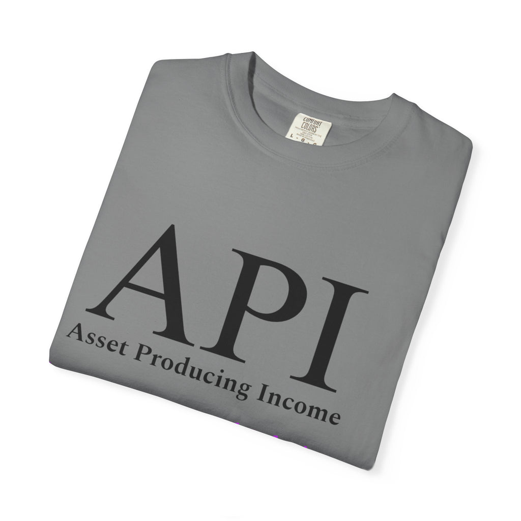 API Money Never Sleeps Unisex Garment-Dyed T-Shirt - Financial Motivation Tee