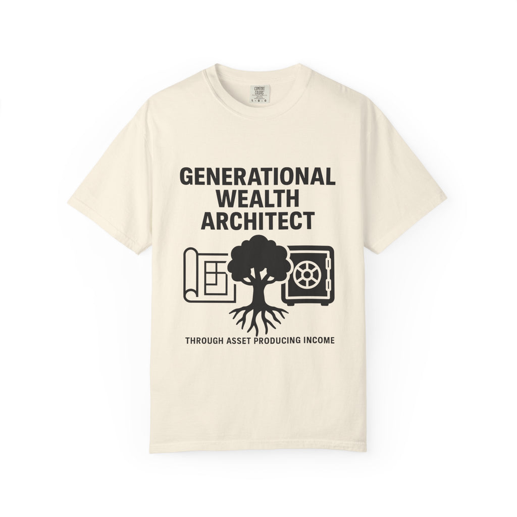 Generational Wealth Architect T-Shirt, Financial Freedom Tee, Entrepreneur Gift, Motivational Shirt, Unisex Graphic Top