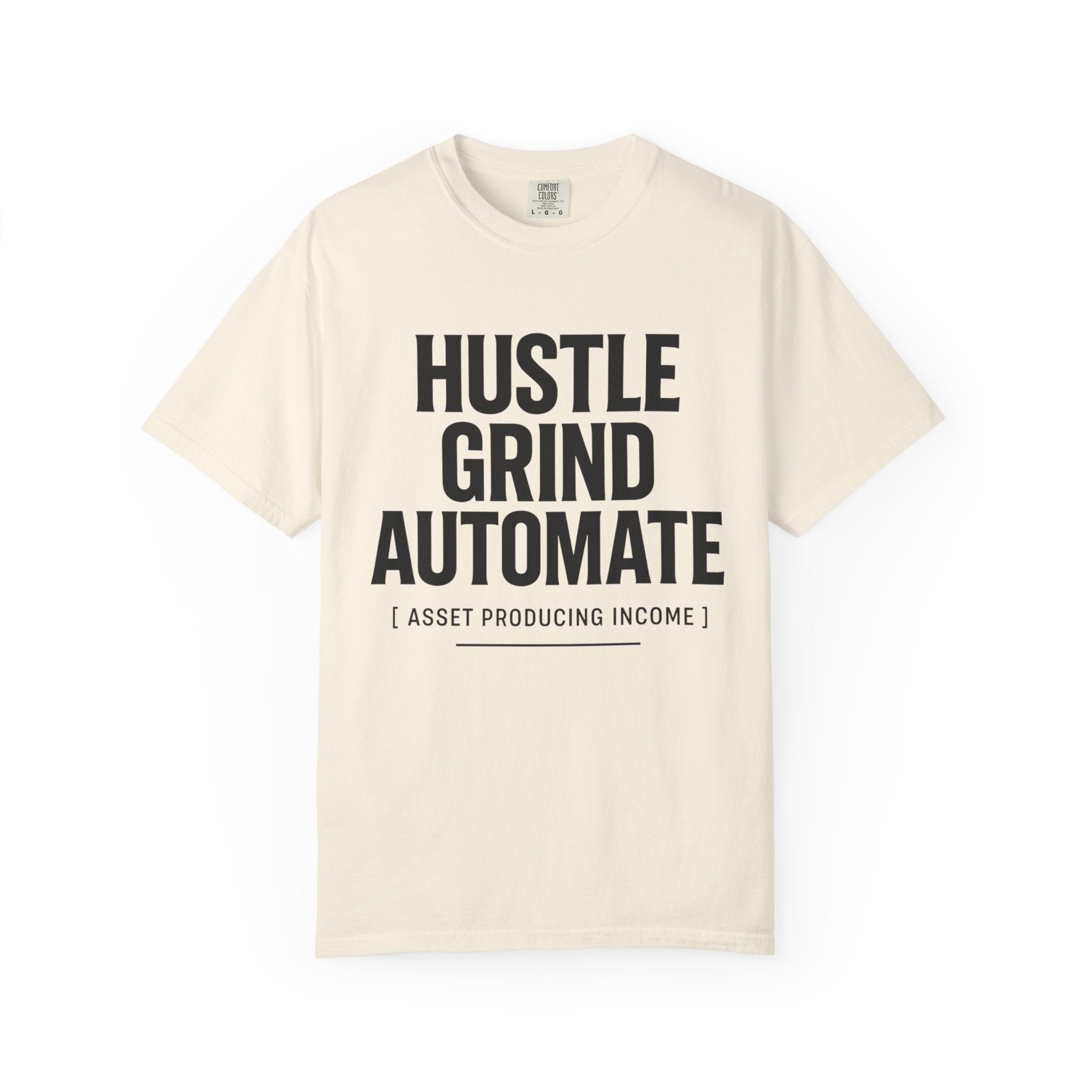 Motivational Unisex T-Shirt | Hustle Grind Automate, Inspirational Apparel, Casual Wear, Gift for Entrepreneurs, Hustler Outfit
