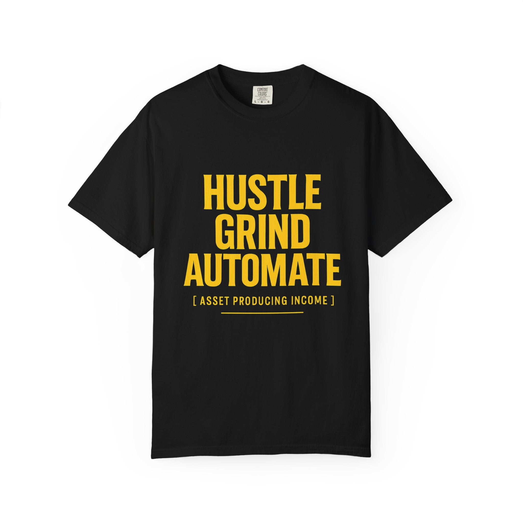 Hustle Grind Automate T-Shirt | Motivational Tee for Entrepreneurs, Unisex Graphic Shirt, Perfect Gift for Business Owners, Workwear