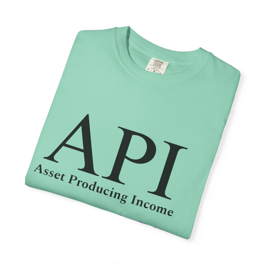 API Money Never Sleeps Unisex Garment-Dyed T-Shirt - Financial Motivation Tee
