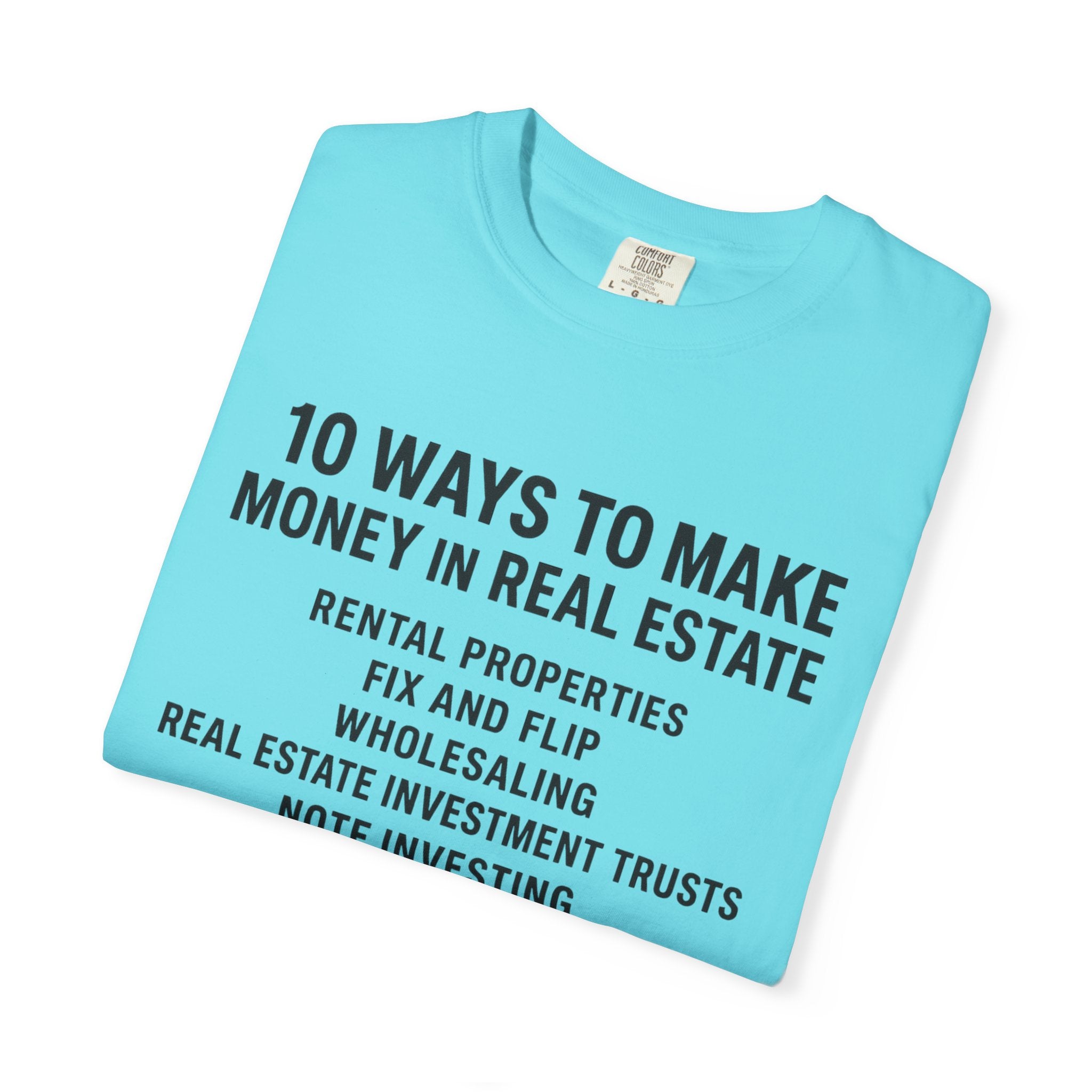 Real Estate Tips Unisex T-Shirt, Motivational Tee, Entrepreneur Gift, Money Making Shirt, Investing Humor Shirt