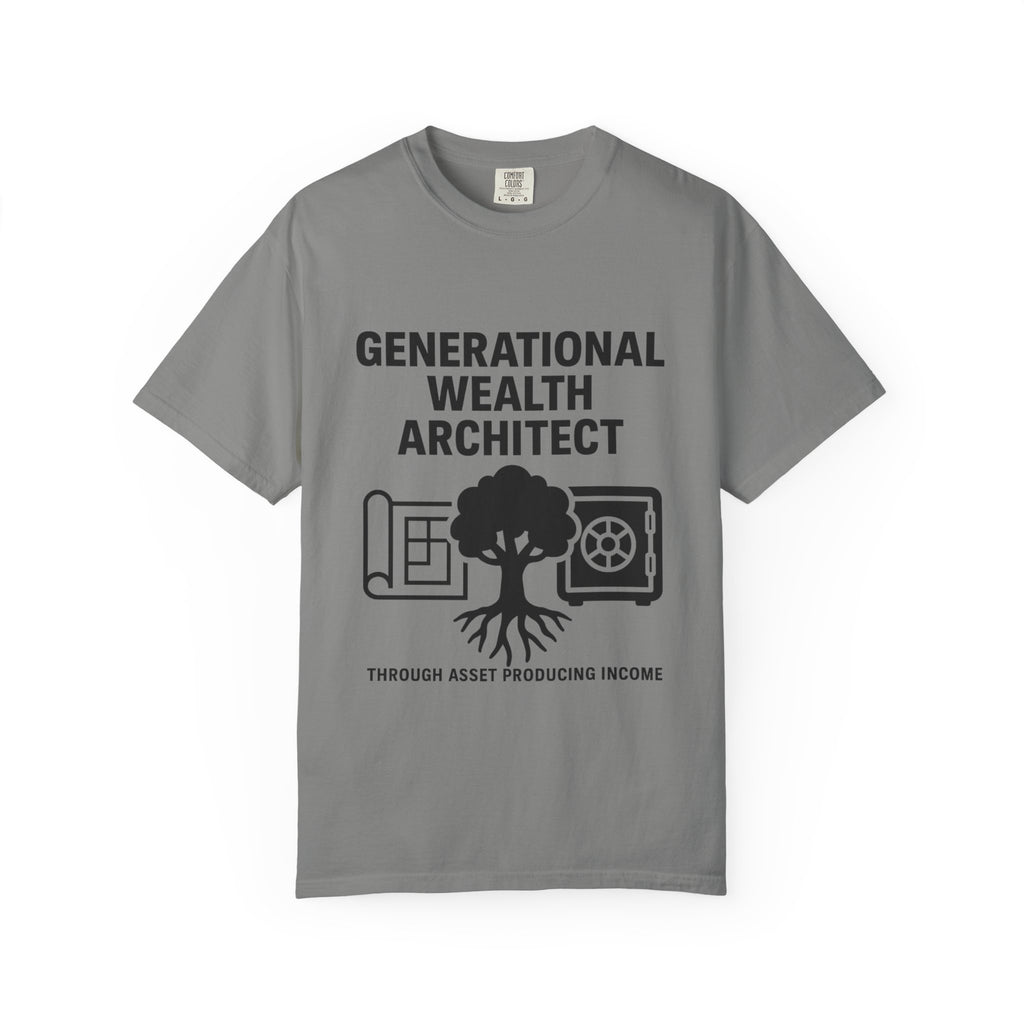 Generational Wealth Architect T-Shirt, Financial Freedom Tee, Entrepreneur Gift, Motivational Shirt, Unisex Graphic Top