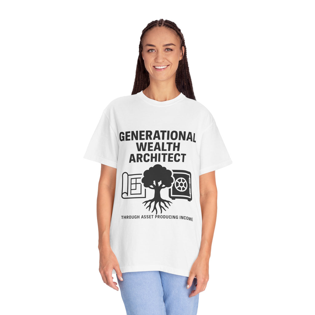 Generational Wealth Architect T-Shirt, Financial Freedom Tee, Entrepreneur Gift, Motivational Shirt, Unisex Graphic Top