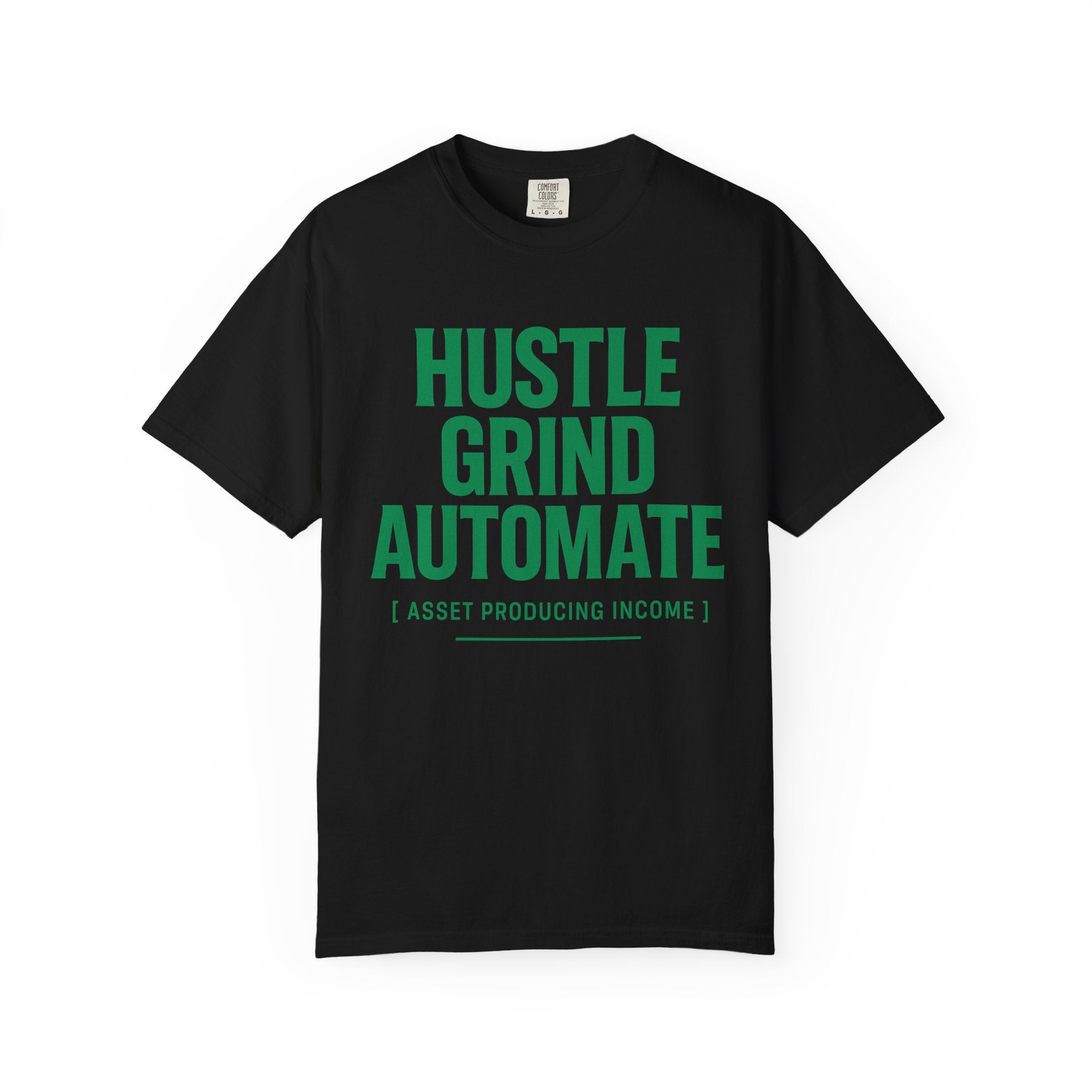 Motivational T-shirt, Hustle Grind Automate Shirt, Gift for Entrepreneurs, Affirmation Apparel, Work From Home Clothing