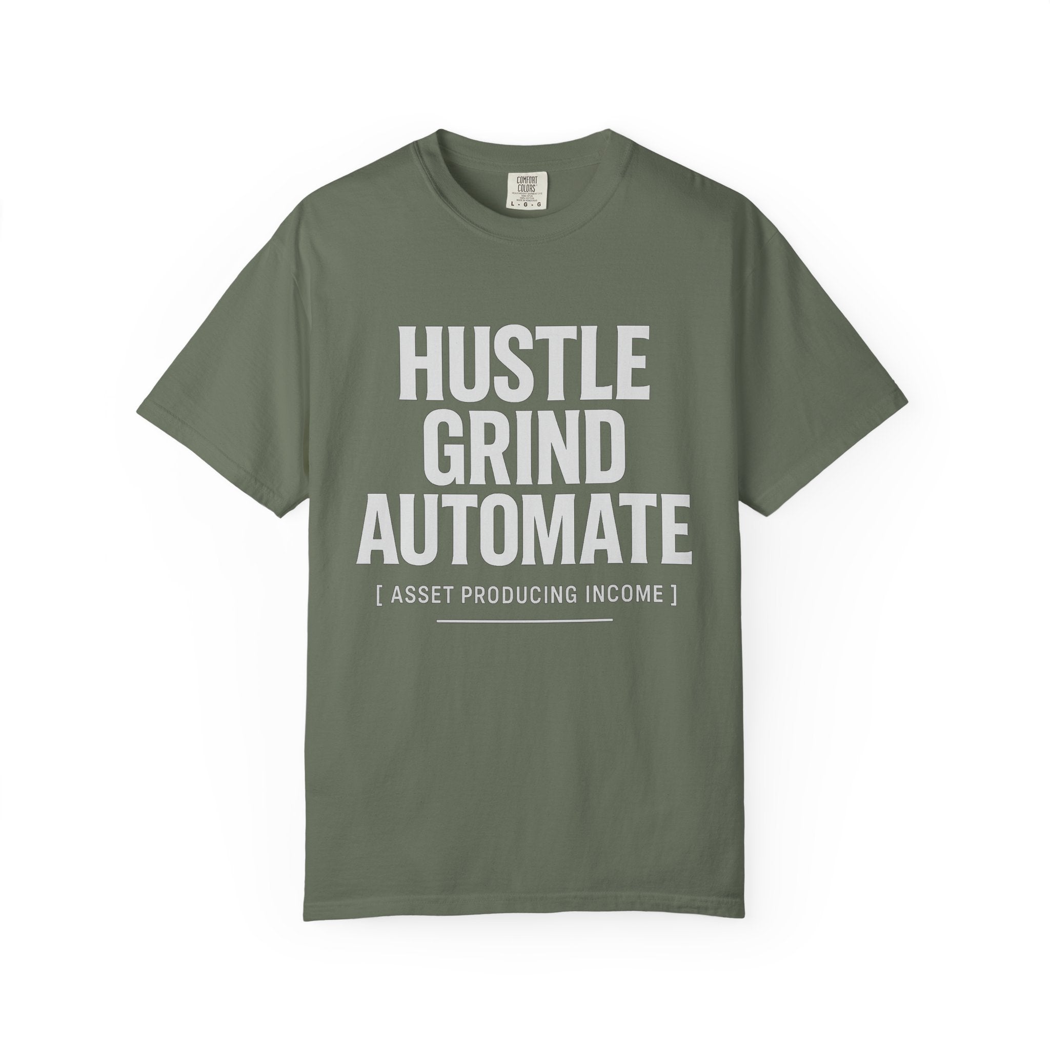 Hustle Grind Automate T-Shirt | Motivational Tee for Entrepreneurs, Gift for Hustlers, Casual Wear, Unique Graphic Shirt, Unisex Apparel