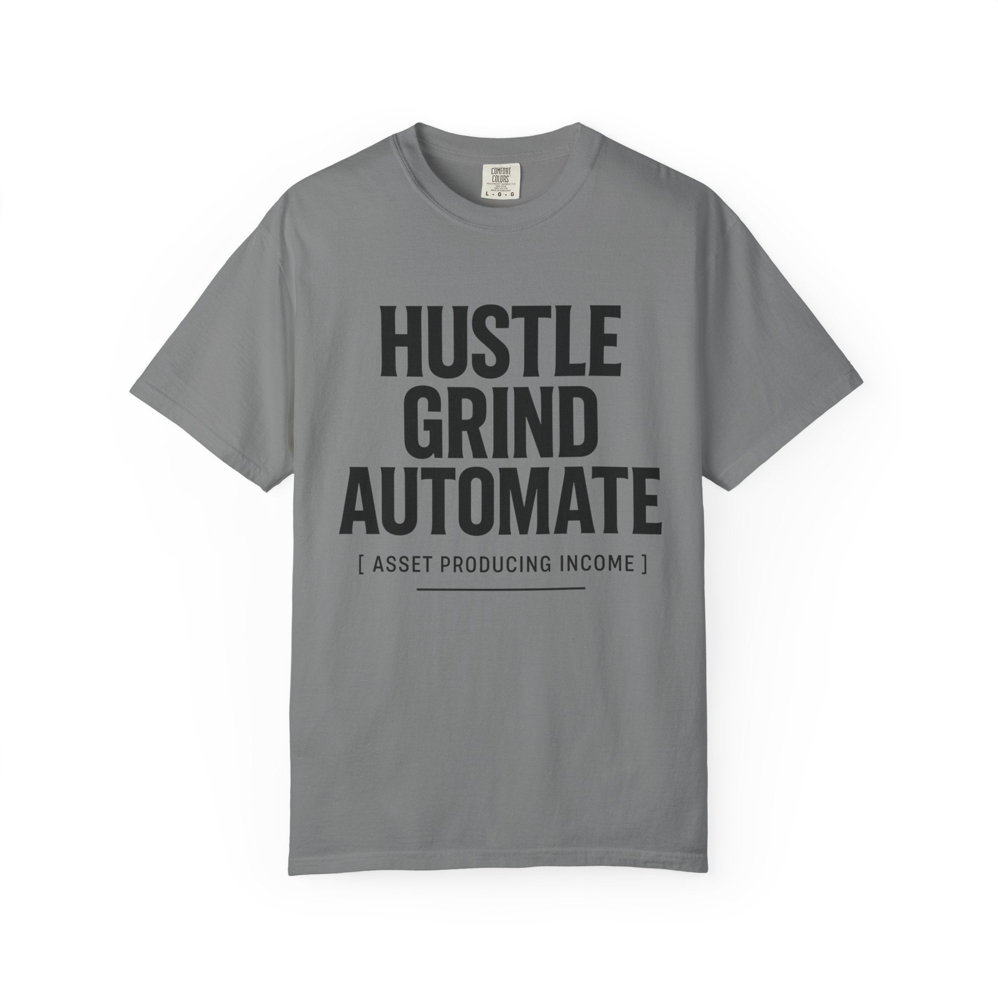 Motivational Unisex T-Shirt | Hustle Grind Automate, Inspirational Apparel, Casual Wear, Gift for Entrepreneurs, Hustler Outfit