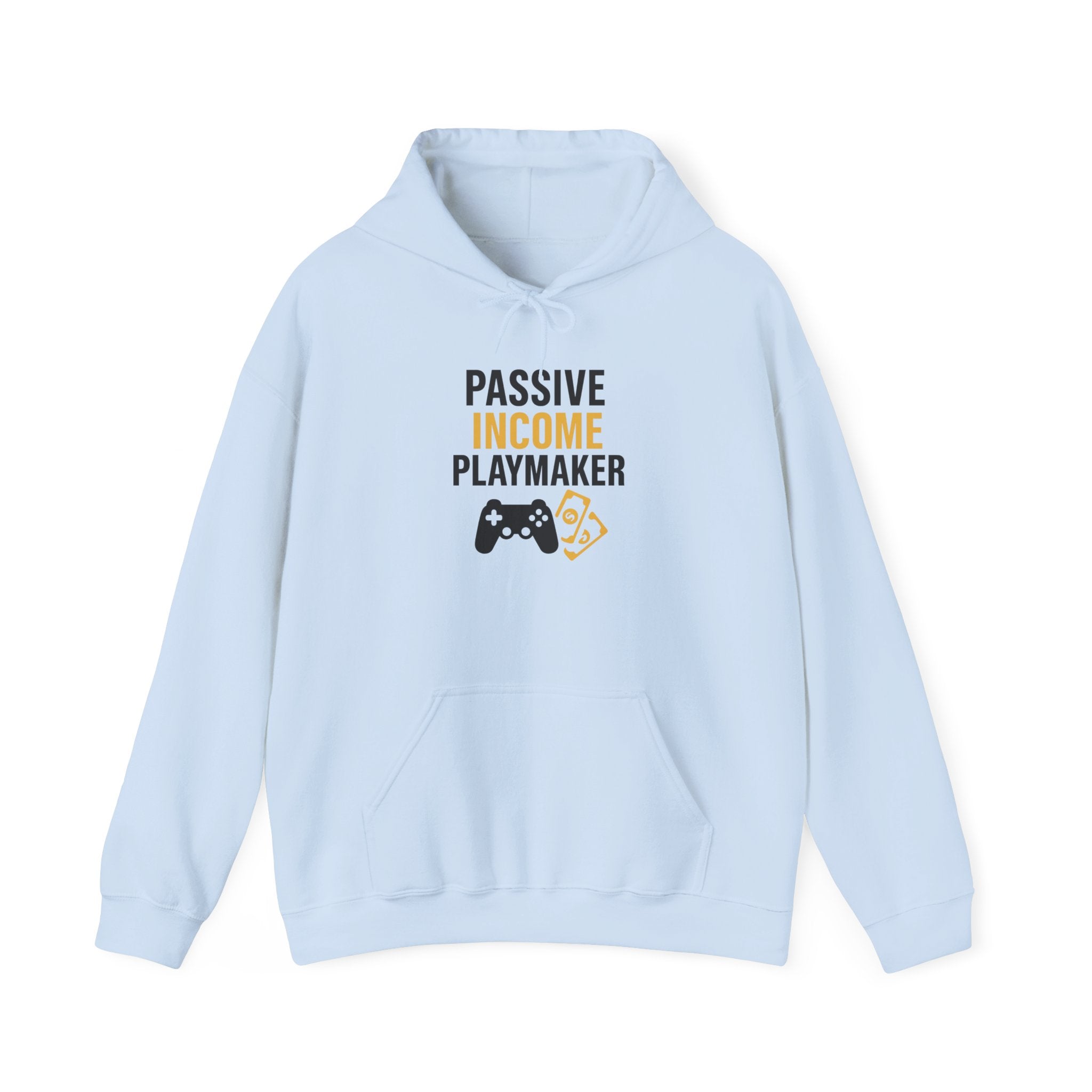 Passive Income Playmaker Hoodie, Ideal for Gamers, Entrepreneur Gift, Cozy Sweatshirt, Casual Wear, Birthday Present