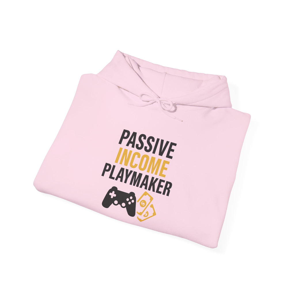 Passive Income Playmaker Hoodie, Ideal for Gamers, Entrepreneur Gift, Cozy Sweatshirt, Casual Wear, Birthday Present