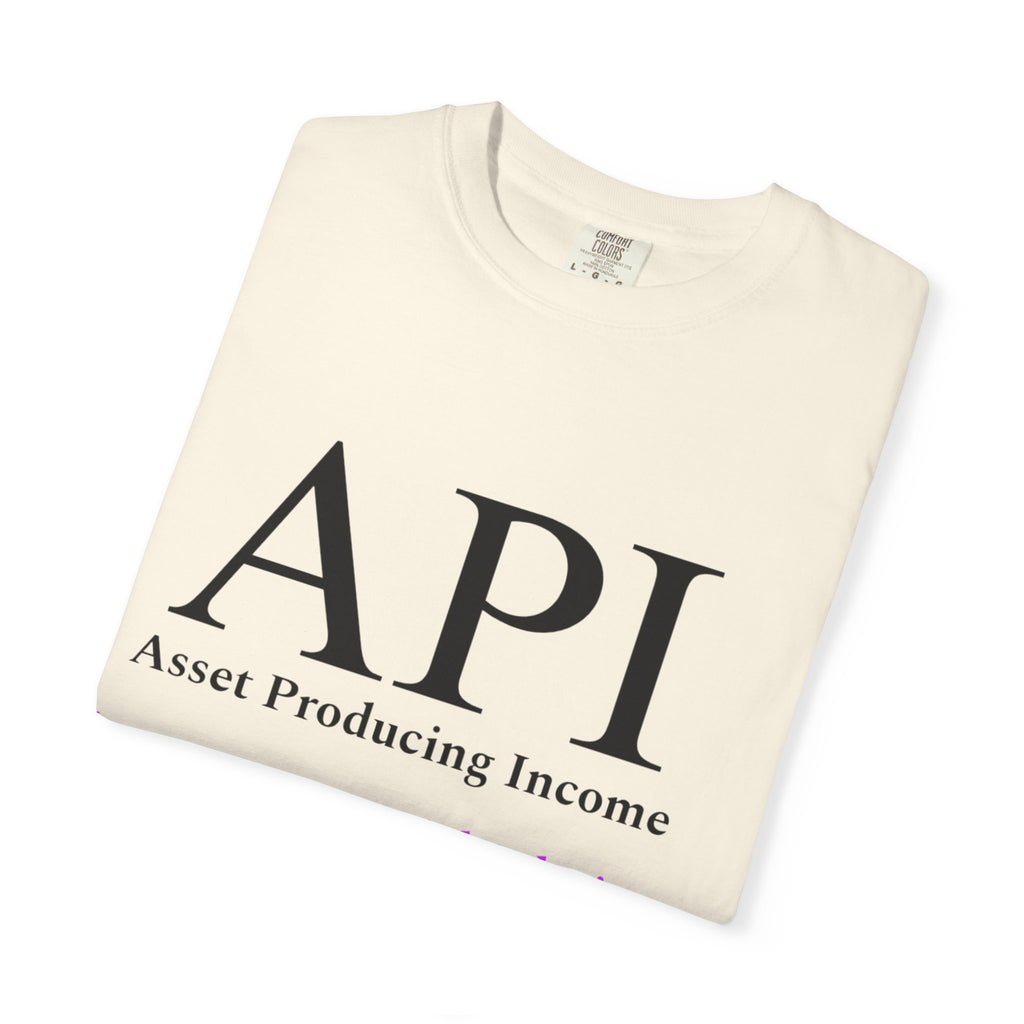 API Money Never Sleeps Unisex Garment-Dyed T-Shirt - Financial Motivation Tee
