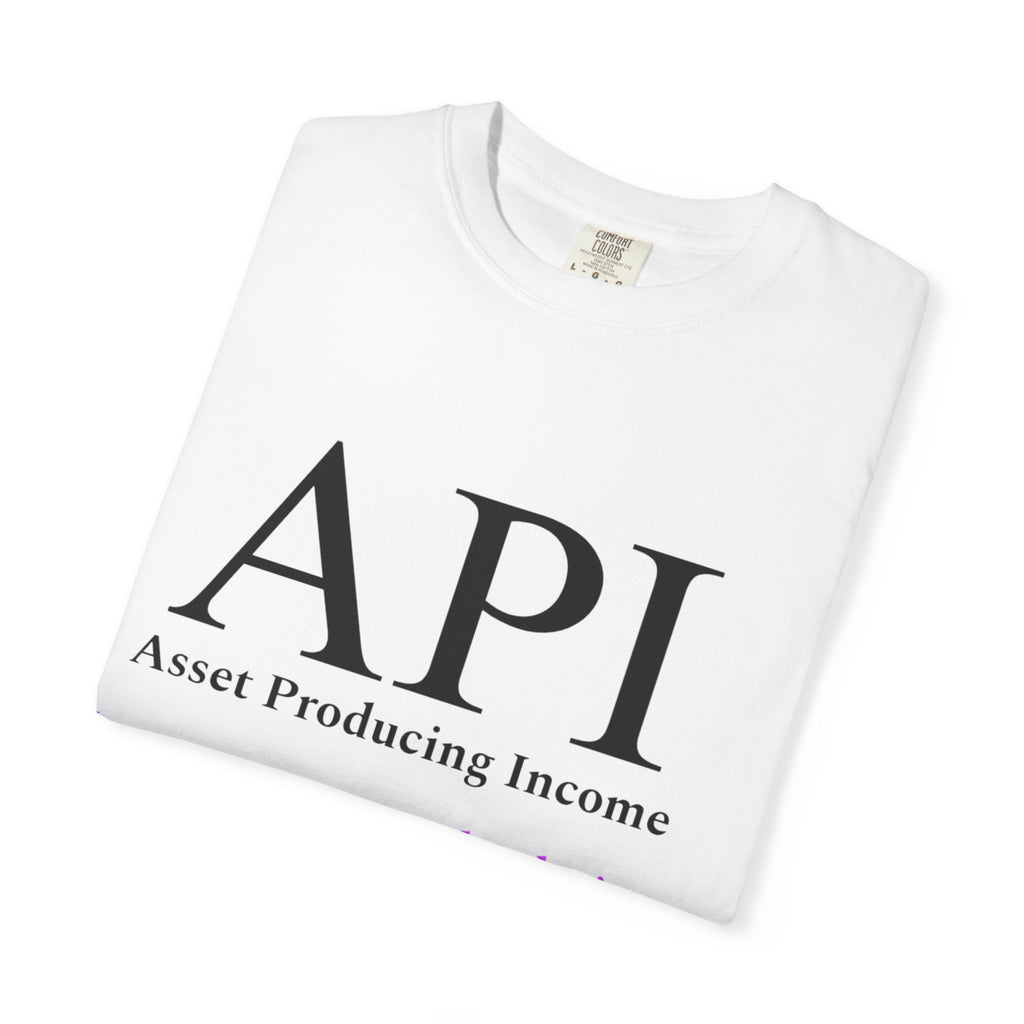 API Money Never Sleeps Unisex Garment-Dyed T-Shirt - Financial Motivation Tee