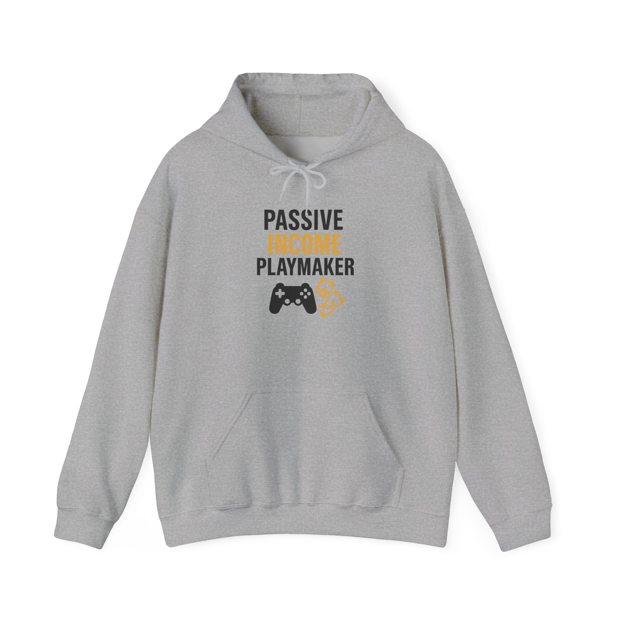 Passive Income Playmaker Hoodie, Ideal for Gamers, Entrepreneur Gift, Cozy Sweatshirt, Casual Wear, Birthday Present
