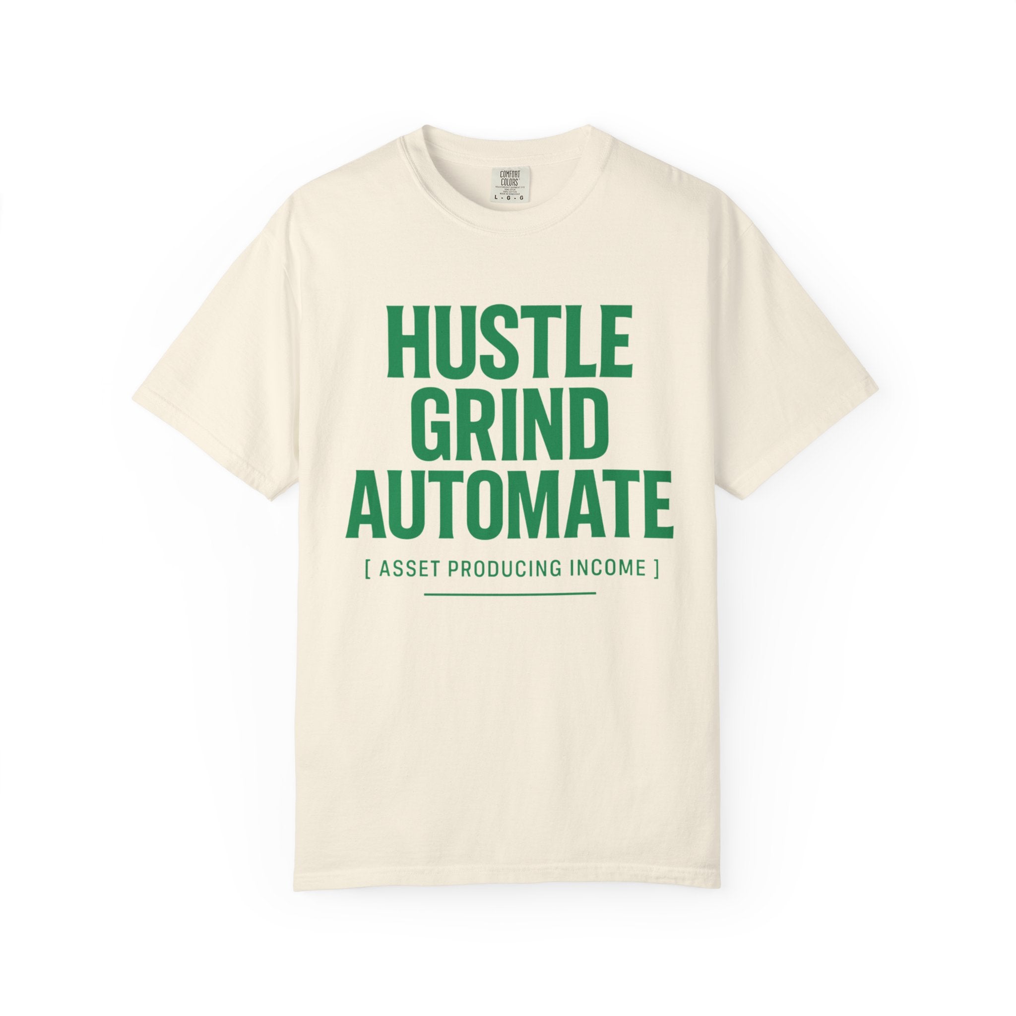 Motivational T-shirt, Hustle Grind Automate Shirt, Gift for Entrepreneurs, Affirmation Apparel, Work From Home Clothing
