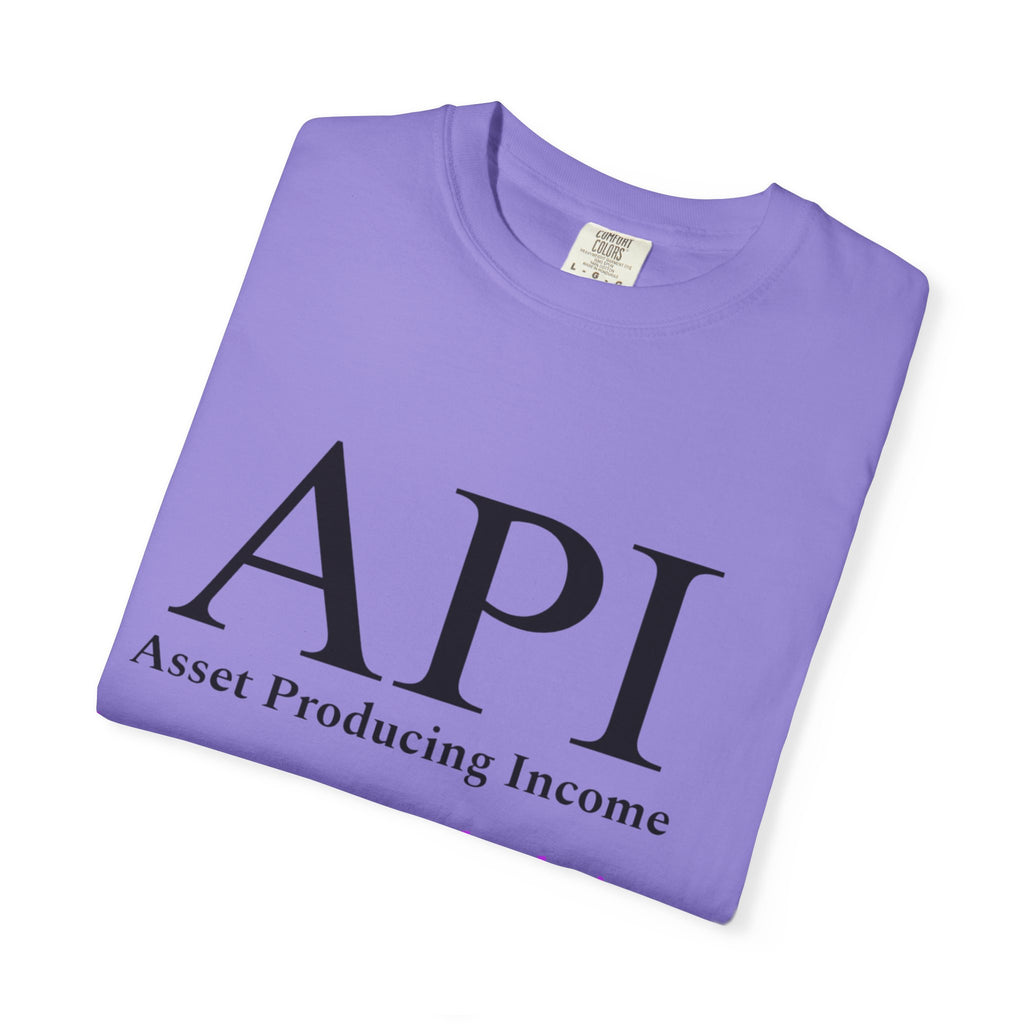 API Money Never Sleeps Unisex Garment-Dyed T-Shirt - Financial Motivation Tee