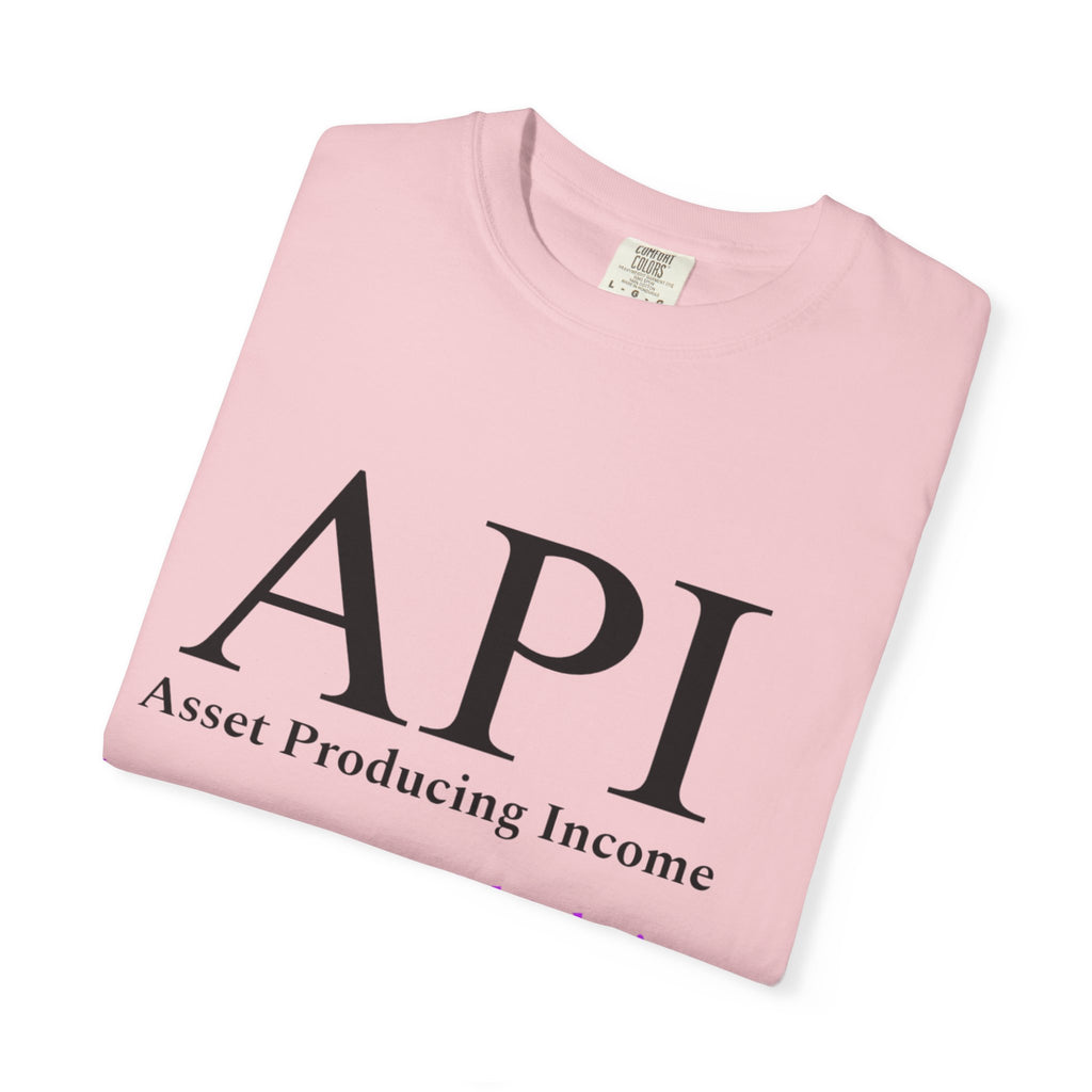 API Money Never Sleeps Unisex Garment-Dyed T-Shirt - Financial Motivation Tee