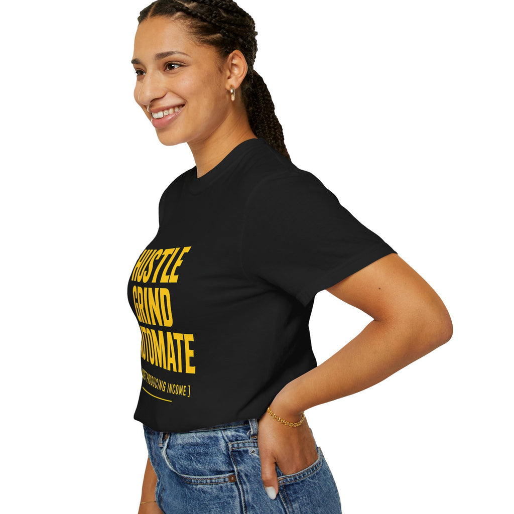Hustle Grind Automate T-Shirt | Motivational Tee for Entrepreneurs, Unisex Graphic Shirt, Perfect Gift for Business Owners, Workwear