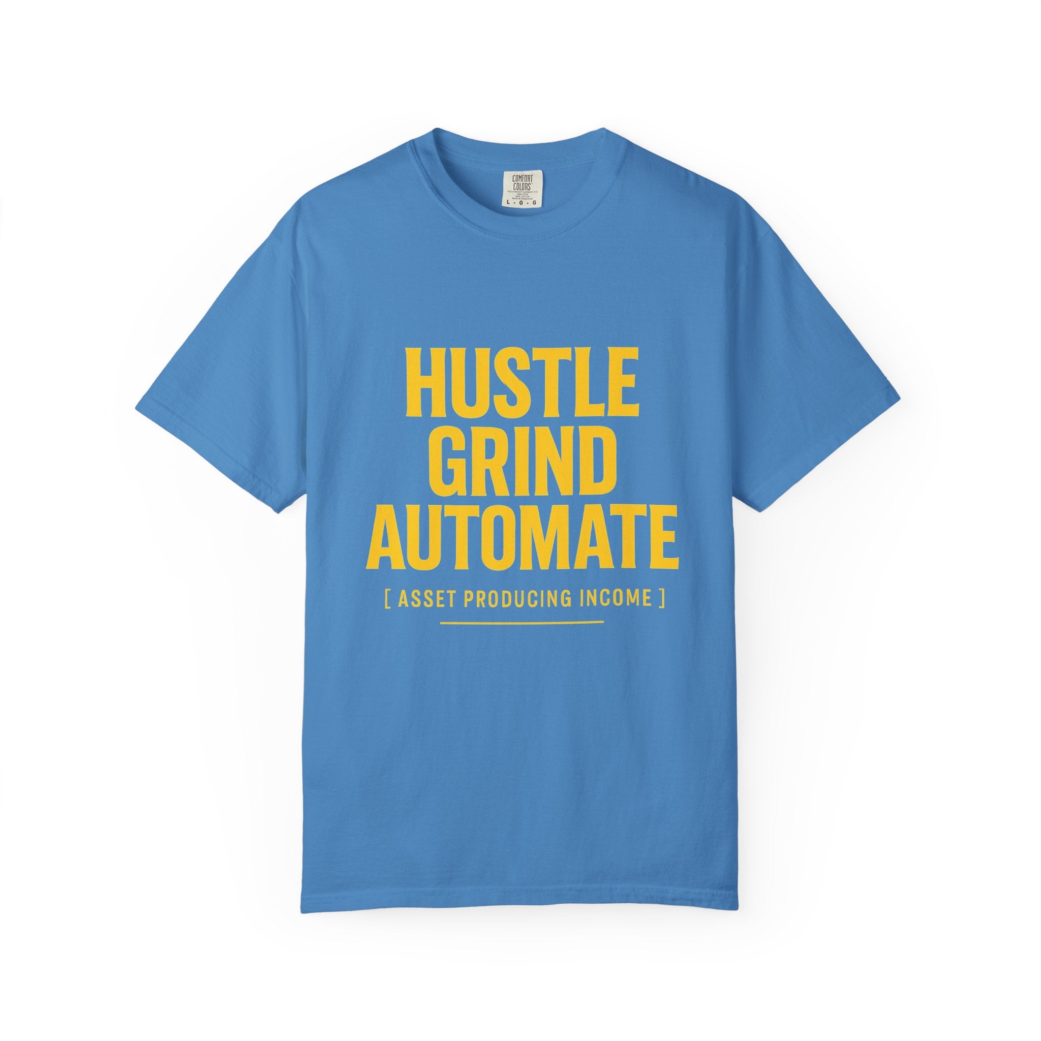 Hustle Grind Automate T-Shirt | Motivational Tee for Entrepreneurs, Unisex Graphic Shirt, Perfect Gift for Business Owners, Workwear