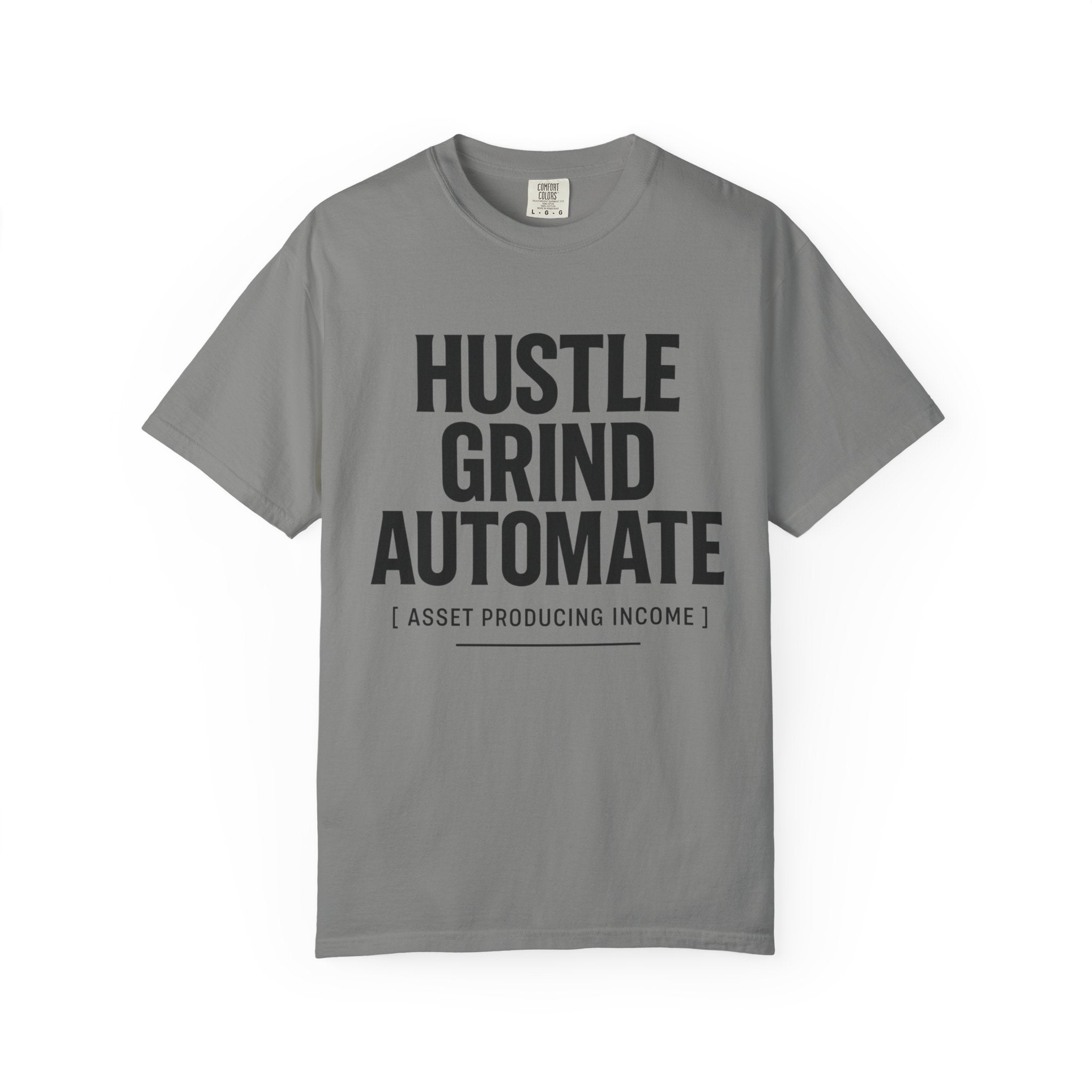 Motivational Unisex T-Shirt | Hustle Grind Automate, Inspirational Apparel, Casual Wear, Gift for Entrepreneurs, Hustler Outfit