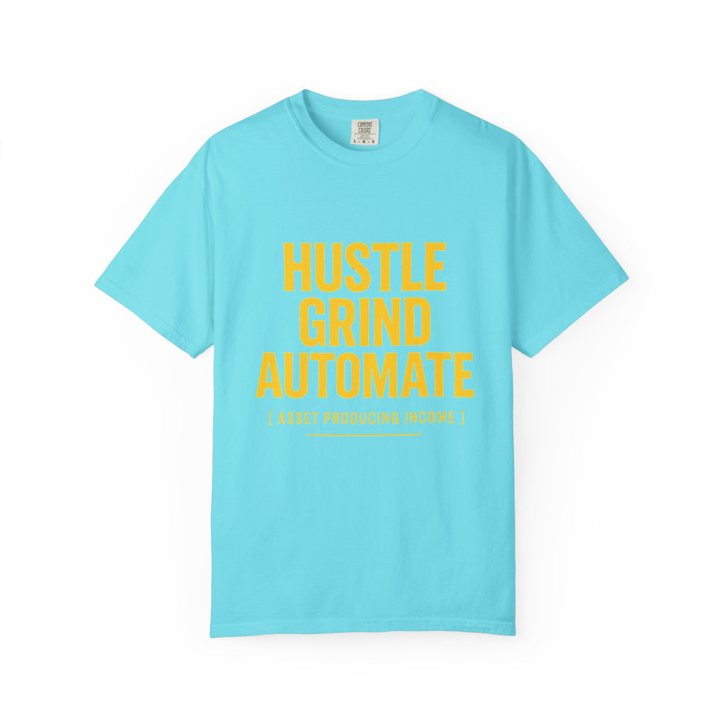Hustle Grind Automate T-Shirt | Motivational Tee for Entrepreneurs, Unisex Graphic Shirt, Perfect Gift for Business Owners, Workwear