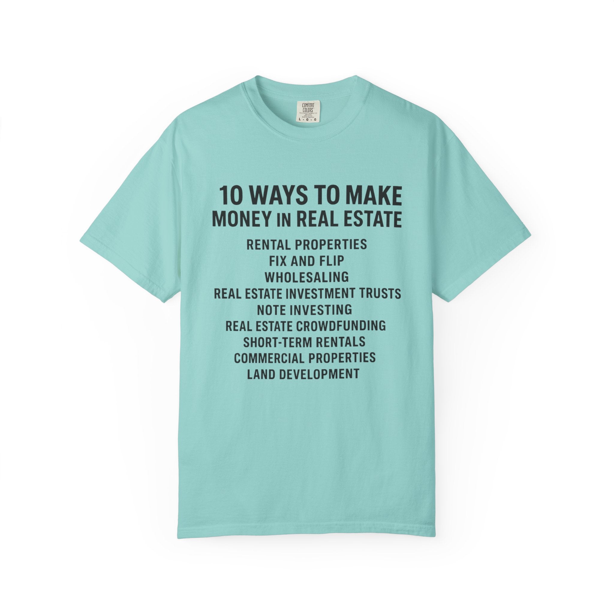 Real Estate Tips Unisex T-Shirt, Motivational Tee, Entrepreneur Gift, Money Making Shirt, Investing Humor Shirt