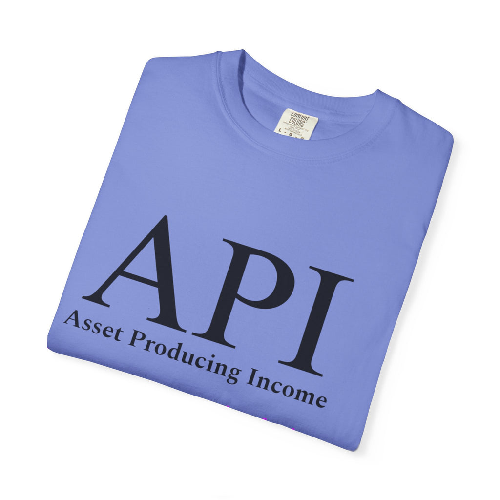 API Money Never Sleeps Unisex Garment-Dyed T-Shirt - Financial Motivation Tee