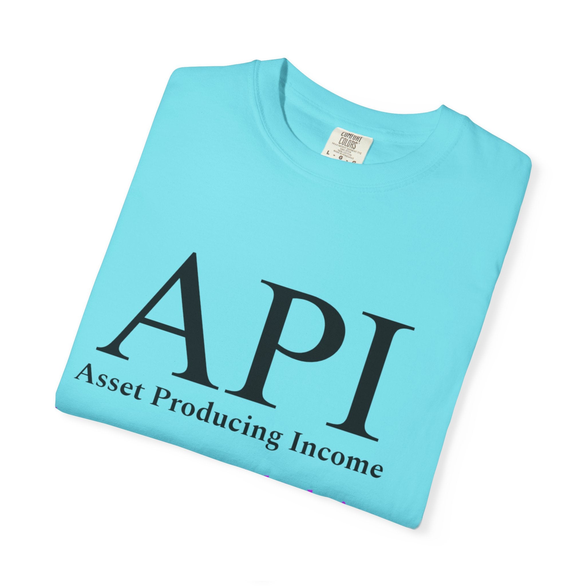 API Money Never Sleeps Unisex Garment-Dyed T-Shirt - Financial Motivation Tee